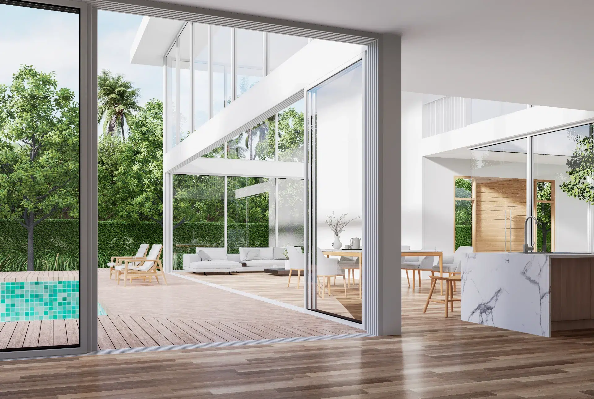 VLX 138 Panoramic Sliding Door in Orlando, FL | Hale Windows Orlando - detail 1